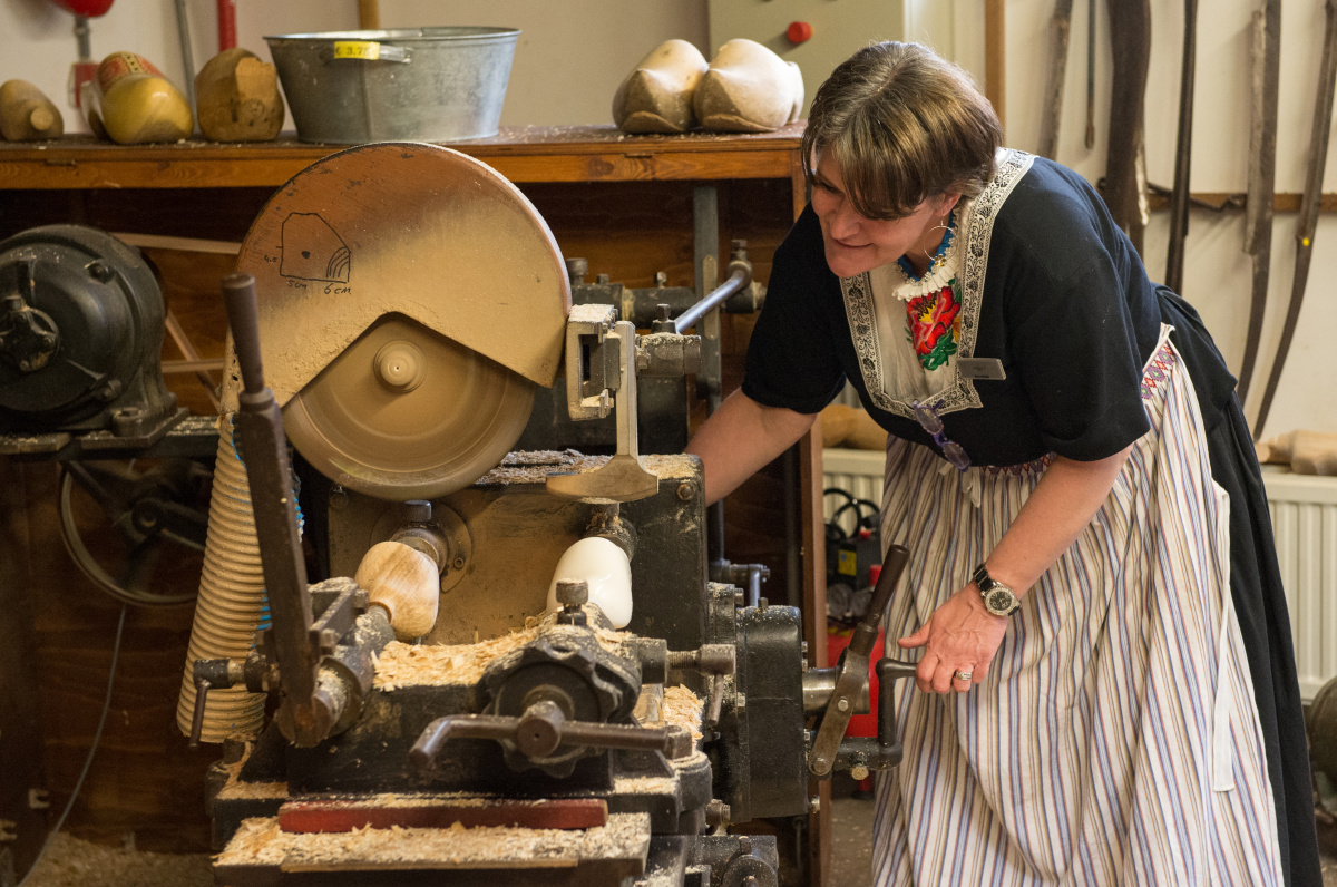 Sýrová farma Alida Hoeve a výrobna dřeváků