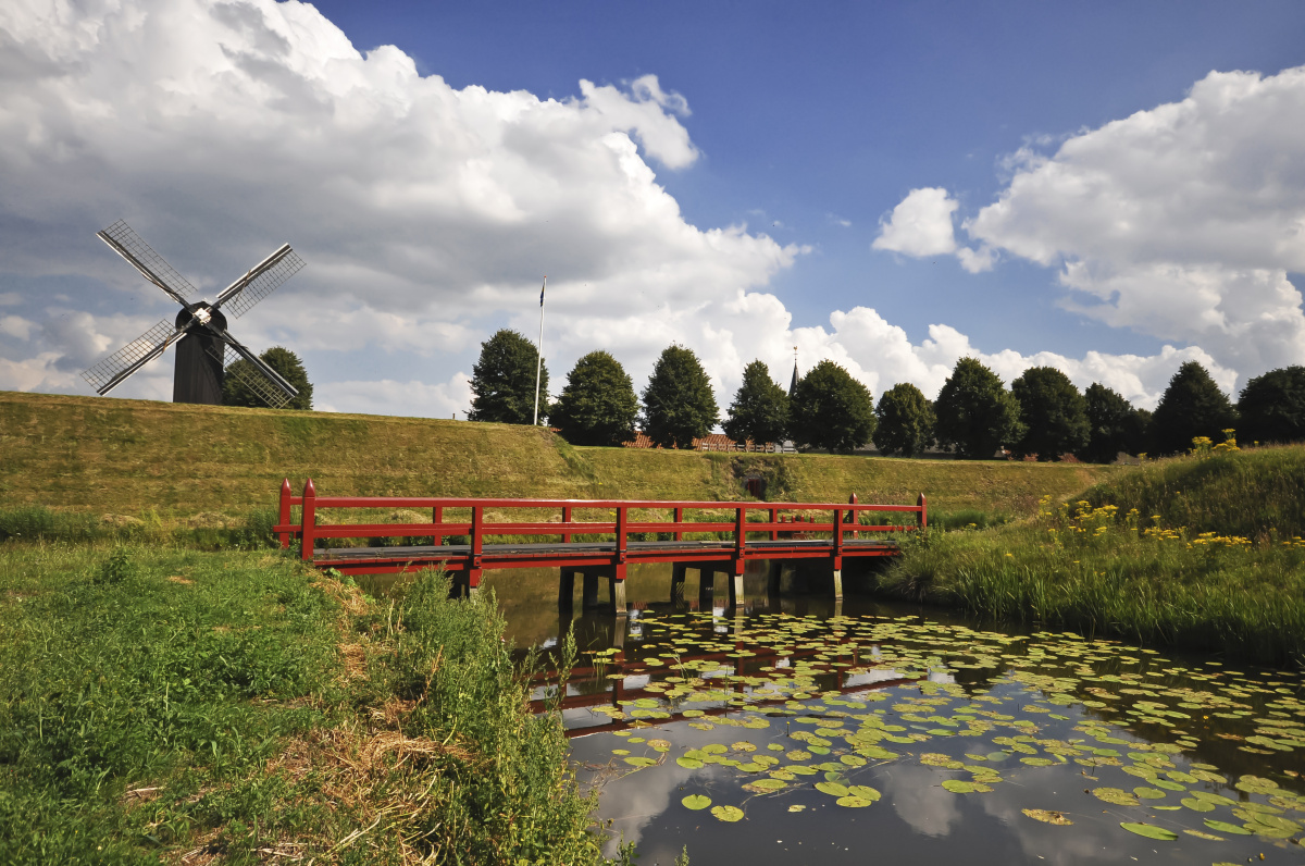 Bourtange – Pevnost s půdorysem pěticípých hvězd