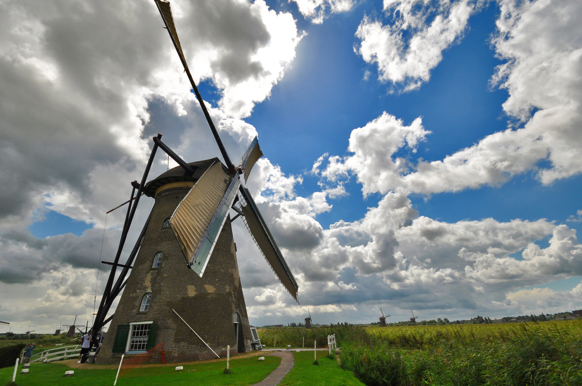 Kinderdijk – zátiší větrných mlýnů