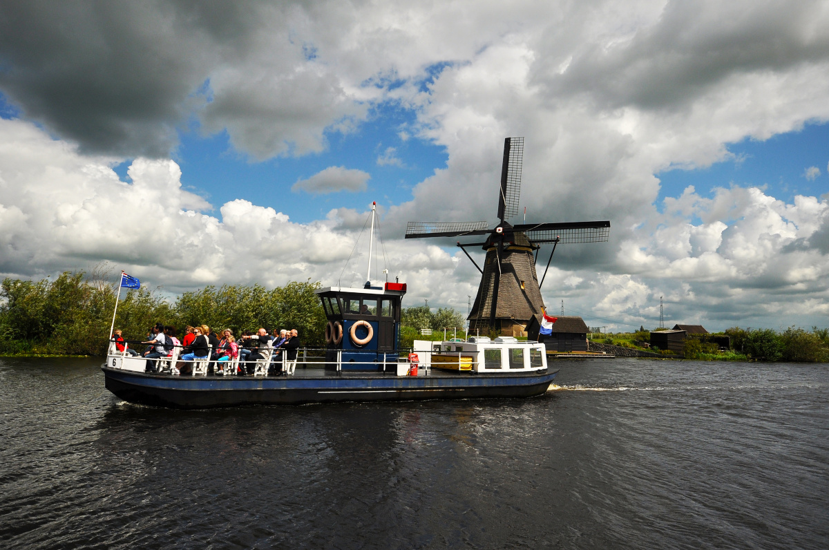 Kinderdijk – zátiší větrných mlýnů