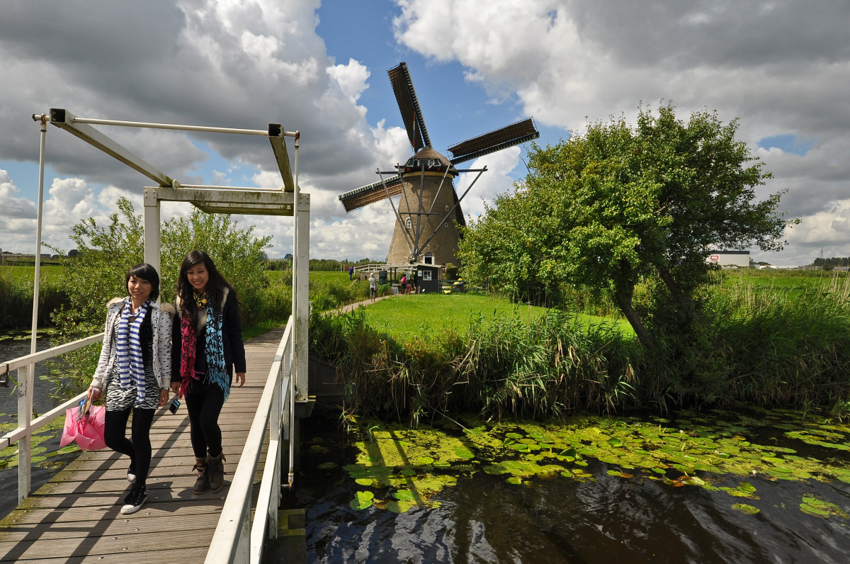 Kinderdijk – zátiší větrných mlýnů