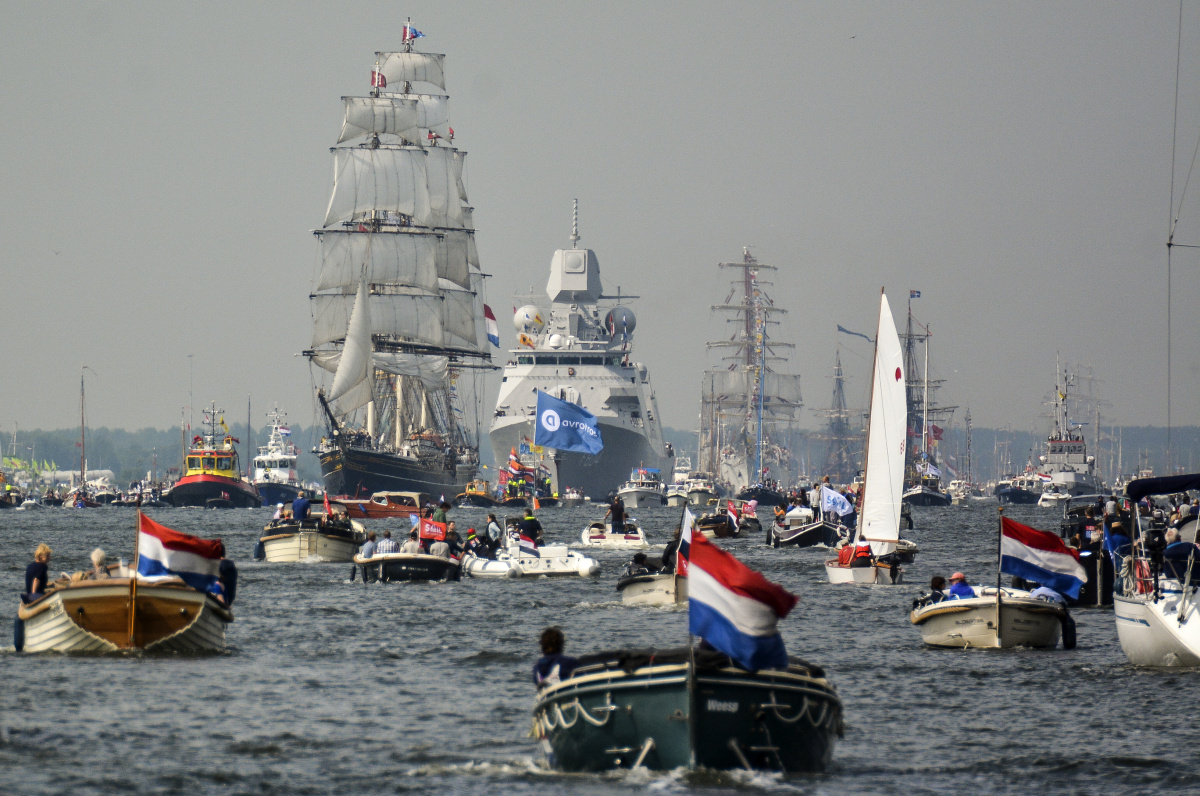 Sail Amsterdam – přehlídka největších plachetnic a historických plavidel
